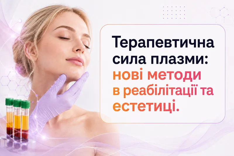 Терапевтична сила плазми: нові методи в реабілітації та естетиці