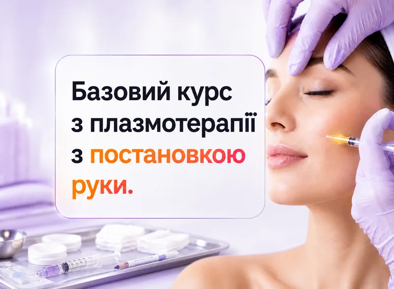 Базовий курс з плазмотерапії з постановкою руки