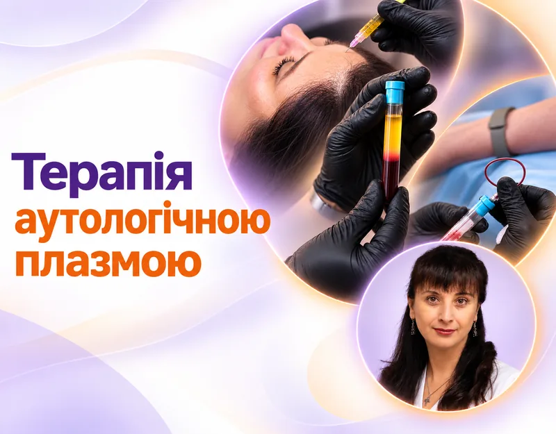 ТЕРАПІЯ АУТОЛОГІЧНОЮ ПЛАЗМОЮ основи дерматології та трихології